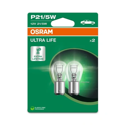 Bild av OSRAM 7528ULT 2BL Glödlampor 12V 21/5W P21/5W