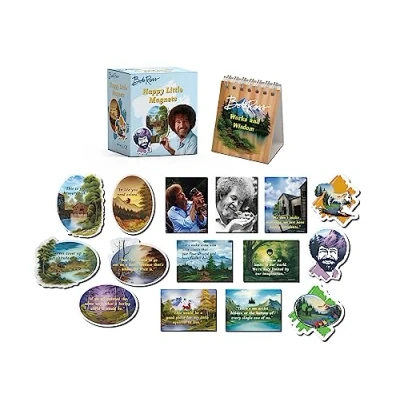 Bild av Bob Ross: Happy Little Magnets