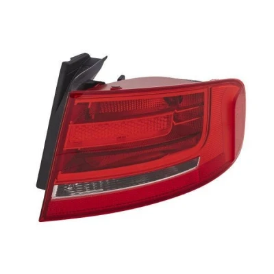 Bild av HELLA 2VA 009 686 121 Feu arrière droit Partie extérieure P21W 12 Rouge avec ampoule, porte lampe AUDI: A4 B8 Berline