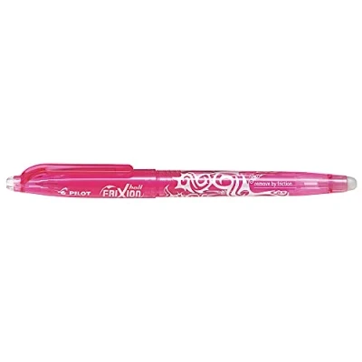 Bild av Pilot Frixion fin linje värme/friktion raderbar kulspetspenna 0,5 mm spets rosa