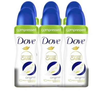 Bild av Dove Advanced Care Original komprimerad antiperspirant deodorant 100 ml x6