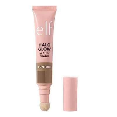 Bild av e.l.f. Halo Glow Contour Beauty vägg, flytande konturstång för en naturligt formad look, byggbar formel, vegansk och djurförsöksfri, rättvise/ljus, 10 ml