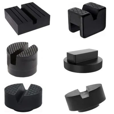 Bild av Jodriva Universal Car Lift Jack Stativ Gummikuddar Ramskydd Adapter Golvslitsad Gummi Pad, for Lexus, Subar, Fiat, VOLVO Billyftdyna(Jack rubber pad 05)