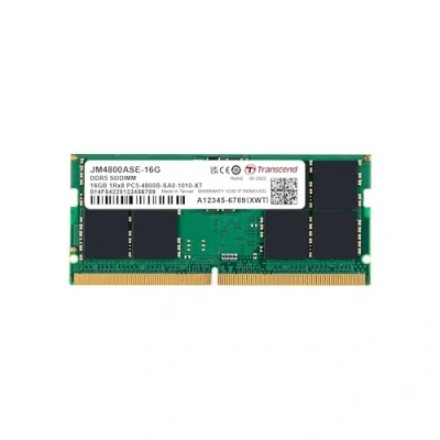Bild av Transcend JetRAM DDR5 module 16 GB SO DIMM 262 pin 4800 MHz / PC5 38400 unbuffered