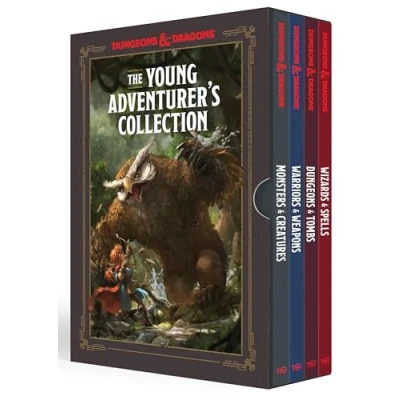Bild av Dungeons &amp; Dragons: Monsters Creatures, Warriors Weapons, Tombs, and Wizards Spells: Dragons 4 Book Boxed Set