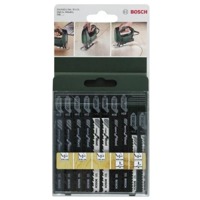 Bild av Bosch Accessories 2609256744 DIY sticksågsblad set 10 stycken T144D (2)/T244D (2)/T101B (2)/T101AO (2)/T144DP (2)