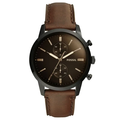 Bild av Fossil 44MM Townsman Kronografklockor, Storlek: One Size, Braun