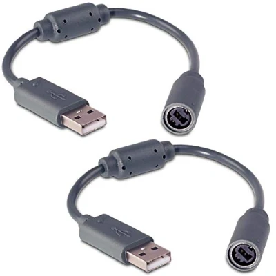 Bild av LEAGY 2 pack Wired Controller USB Breakaway kabel för Microsoft Xbox 360 gitarrhjälte