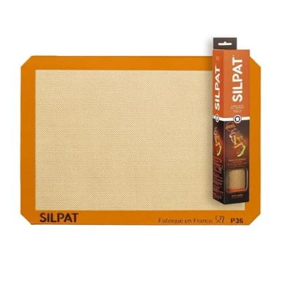 Bild av Silpat Premium non stick belagd bakmatta av silikon, halv plåtstorlek, 39,5 x 41,6 cm