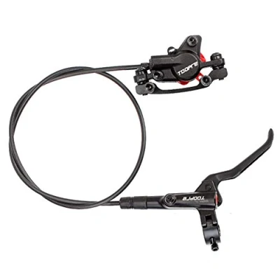 Bild av Hydraulisk bromsuppsättning, skivbroms i set för cykel, Toopre cykelskivbroms, universal fram och bak, bergsvägar, berg MTB cyklar skivbromsklämma