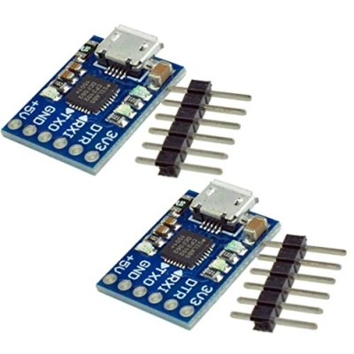 Bild av 2pcs CP2102 Micro USB to TTL UART Module 6Pin Serial Converter STC Downloader Replaces FT232