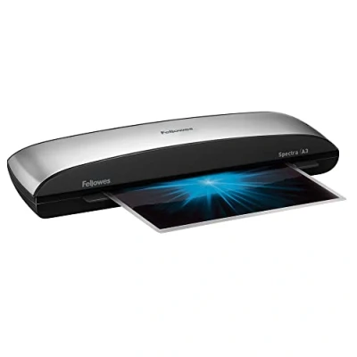 Bild av Fellowes A4 laminering, Spectra A3 för nybörjare, 80125 mikron lamineringsfolier, upp till format, hem/hemmakontor, inklusive 10 gratis filmer