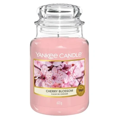 Bild av YANKEE CANDLE Cherry Blossom 1542836E Doftljus, Rosa, Stor