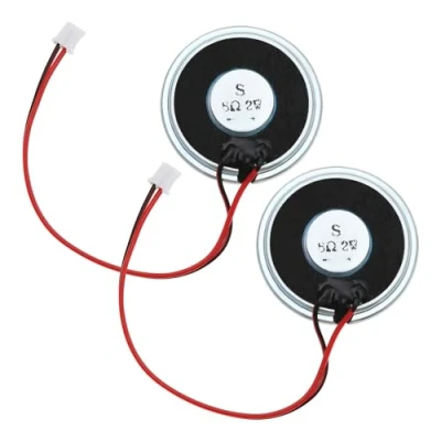 Bild av YINETTECH 2 st magnetisk högtalare W 8 ohm rund formad med JST PH2.0 anslutning 40 mm diameter mikrointern sladd
