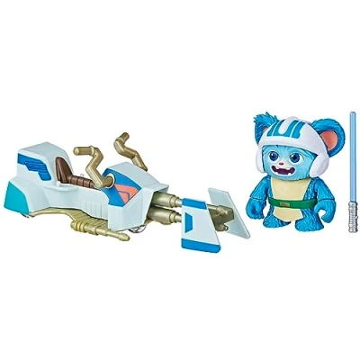 Bild av Star Wars Hasbro Nubs Speeder Bike actionfigur 10 cm skala förskoleleksaker för barn och flickor från 3 år