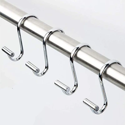 Bild av iDesign 76750EU T bar duschdraperikrokar, 12 stycken, krom