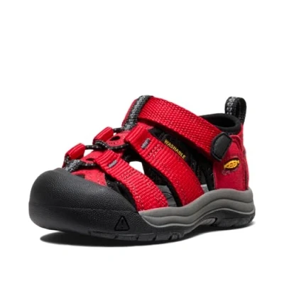 Bild av Keen Newport H2 Unisex Vandringssandaler för barn, Storlek: 25/26, Ribbon red/gargoyle Textil