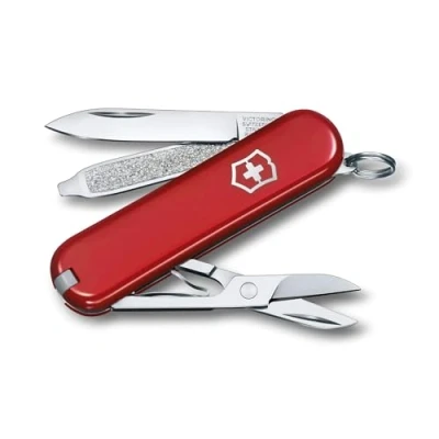 Bild av Victorinox fickkniv Classic SD, liten (7 funktioner, blad, sax, nagelfil, skruvmejsel, pincett)