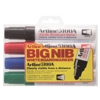 Bild av Whiteboardmarkers Artline 5100A BIG ass. färger (4 st.)
