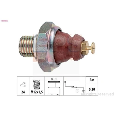 Bild av EPS 1.800.052 Sonde De Pression d&#039;Huile M12x1,5 Made in Italy OE Equivalent BMW: 3 Berline, 5 Berline