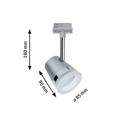 Bild av Paulmann URail Cone, ZigBee, CCT, matt krom