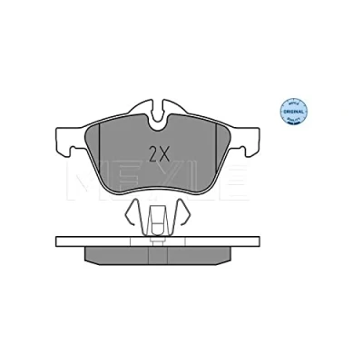Bild av MEYLE 025 232 8118 Jeu de plaquettes frein ORIGINAL Quality Essieu avant préparé pour indicateur d&#039;usure avec tôle anti bruit MINI: 3/5 portes