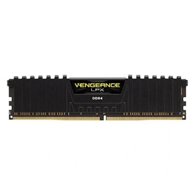 Bild av Corsair CMK16GX4M1A2666C16 Vengeance LPX 16GB (1x16GB) DDR4 2666Mhz C16 XMP 2.0 High Performance Desktop Memory, Black