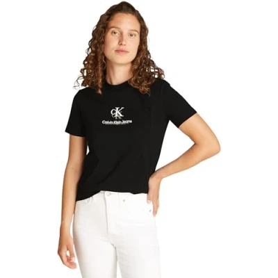 Bild av Calvin Klein Jeans Shadow Graphic Regular TEE Tshirt med print, Storlek: XL, Black