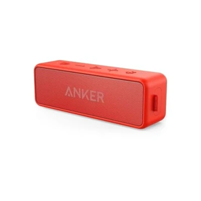 Bild av Anker SoundCore 2 Bluetooth högtalare, fantastiskt ljud, enorm bas med dubbla basdrivrutiner, 24 timmars batteri, förbättrad IPX7 vattenskydd, trådlös högtalare för iPhone, Galaxy etc.