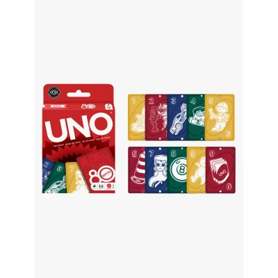 Bild av Mattel spel UNO 80th Ruby Red kortspel för barn, vuxna och familjen, spelkväll, resa, camping fester, JGK30