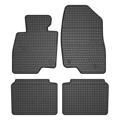 Bild av FROGUM 542797 Ensemble de tapis sol Caoutchouc avant et arrière 4 noir Sur mesure