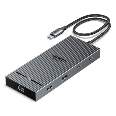 Bild av UGREEN Revodok Pro 10Gbps USB C Hub 2 HDMI Ethernet Adapter