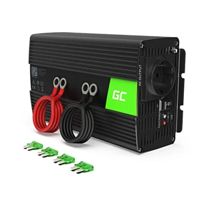 Bild av Green Cell® 1000W/2000W 24V till 230V Spänningsomvandlare strömomvandlare Power Inverter DC AC växelriktare effektinverterare Fahrzeuge Inverterare Bil Modifierad Sinusvåg effektomvandlare omvandlare