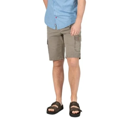 Bild av Timezone Herr cargo bermudashorts regular RYKERTZ kort medium midja normal passform, 1202 2028 tvättad beige, 31W