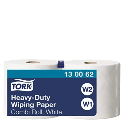 Bild av Tork 130062 Extra stark pappersnäsdukar för flera ändamål, vit (2 pack) 2 x 170 m