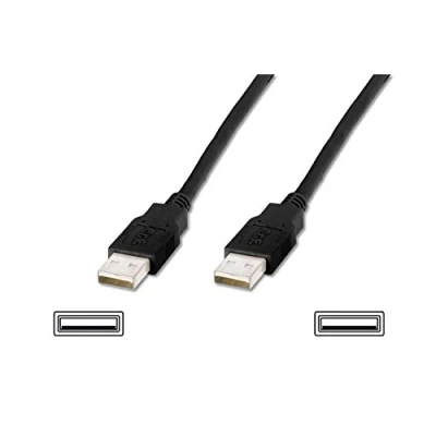 Bild av DIGITUS USB 2.0 anslutningskabel 1,0 m A (Pl) till 480 Mbit/s anslutningskabel, kabel svart