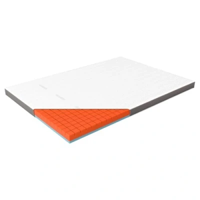 Bild av Genius eazzzy Premium Cube bäddmadrass 200 x cm, höjd 9 ergonomisk madrassstoppare, 2 i 1 vändbar topp med fast och mjuk sida, ventilerande nätöverdrag, hörnöglor