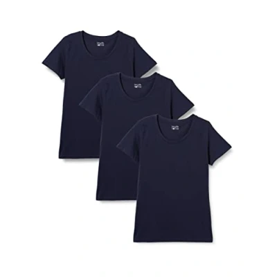 Bild av Berydale T shirt med rund hals, Dam, Mörkblå (3 pack), S