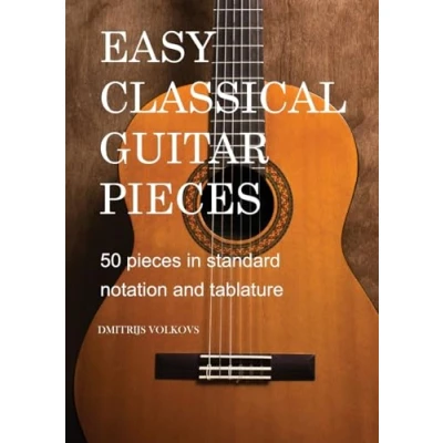 Bild av Easy Classical Guitar pieces Book 1: 50 in standard notation and tablature