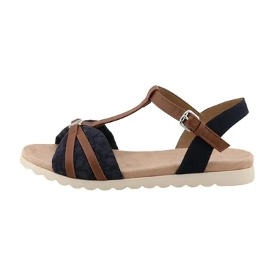 Bild av Tom Tailor dam 5390490031 sandaler, marinblå, 37 EU, EU