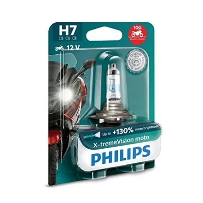 Bild av PHILIPS 12972XV+BW Ampoule, projecteur longue portée H7 12V 55W 3500K Halogène