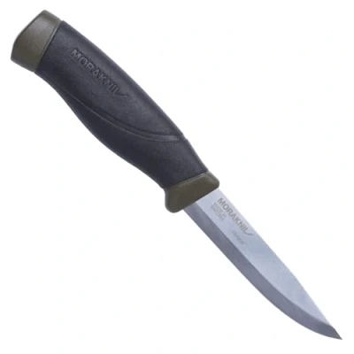 Bild av Morakniv 12210, Single, Jaktkniv, Drop point, Kolstål, Termoplastisk elastomer (TPE), Grön