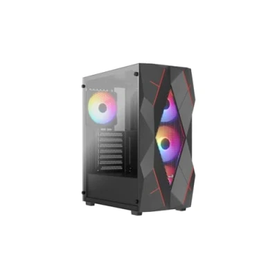 Bild av Aerocool medium tower PC fodral vulkan G v1 (svart)
