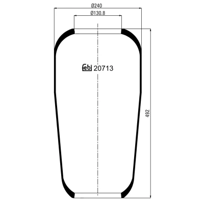 Bild av Fjäderbromscylinder Auger 22048