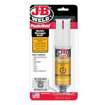 Bild av JB Weld 50132UK 50132 svetsspruta i plast 25 ml, transluscent gul, ml