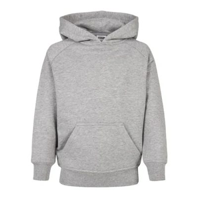 Bild av Urban Classics pojkar Blank Hoody huvtröja, GRÅ, 122/128 cm