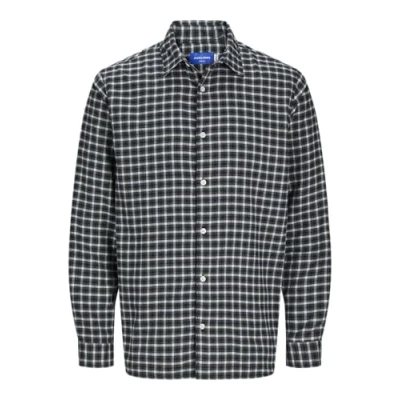 Bild av Jorjoshua Flannel Check Shirt Ls, Skogsnatt, M