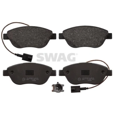 Bild av SWAG 70 11 6057 Jeu de plaquettes frein Essieu avant contact signal d&#039;usure inclus FIAT: Grande Punto 3/5 portes, BRAVO 2, Doblo II Van / Break