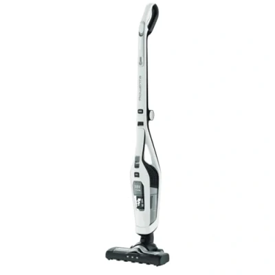 Bild av Rowenta RH6737 Dual Force 2 i 1 trådlös batteridammsugare integrerad handdammsugare fällbart handtag mycket lätt endast 2,5 kg LED belysning vit
