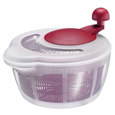 Bild av Westmark Salladsslunga, Volym: 5 liter, Diameter: 26 cm, Plast, Utan BPA, Fortuna, Färg: Genomskinlig/Röd, 243222E2